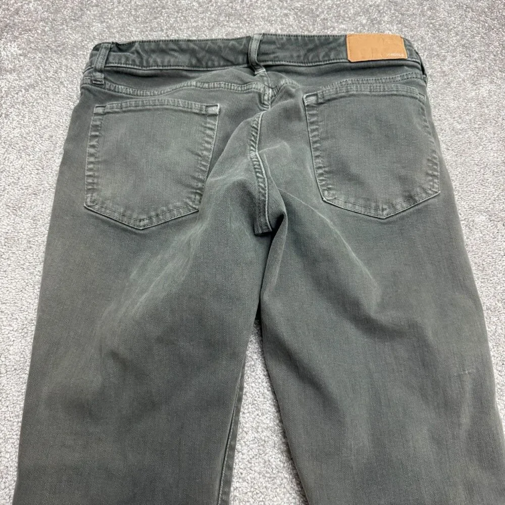 Bonobos Tailored Stretch Straight Leg Denim Jeans Mens 34x30 Gray Charcoal Wash
